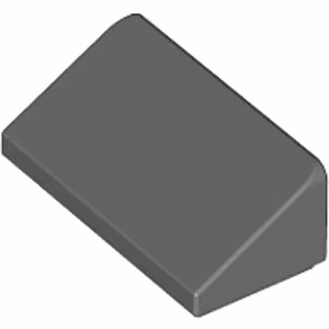 Slope 1 X 2 X.33 (Dark Stone Gray)