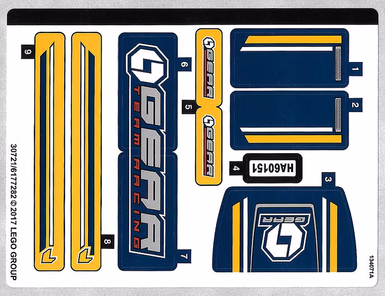 Stickers / Klistermärken  - City - Dragster Transporter