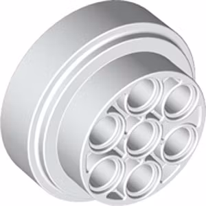 Turbine Ø31,37 with holes Ø 4,85 (White)