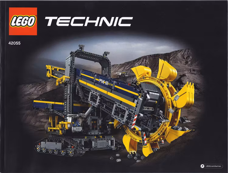Instruktionsbok / Beskrivning - Technic - Bucket Wheel Exca..