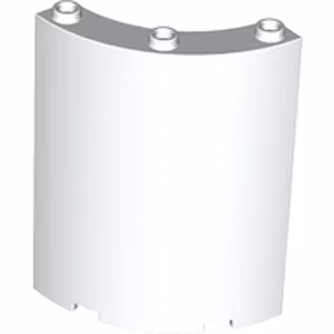 Wall 4 x 4 x 6 Round (White)