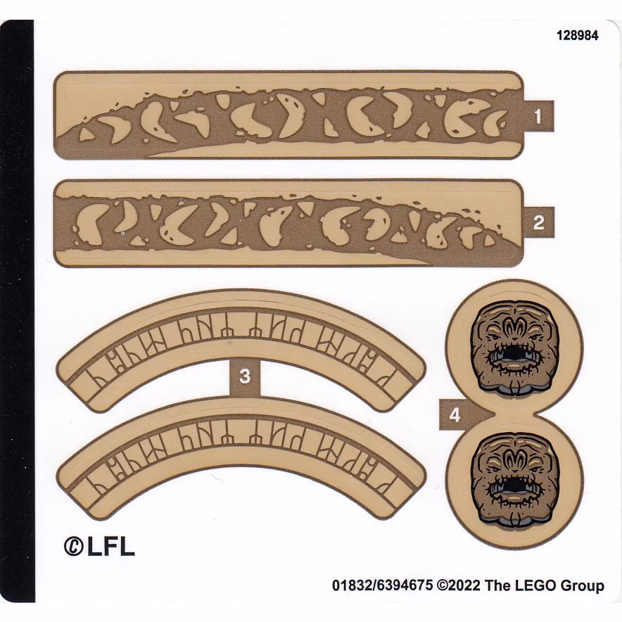 Stickers / Klistermärken - Star Wars - Boba Fett's Throne Room