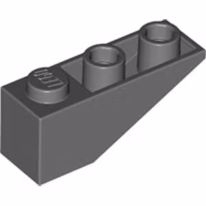 Slope 25° 1 x 3 Inverted (Dark Stone Gray)