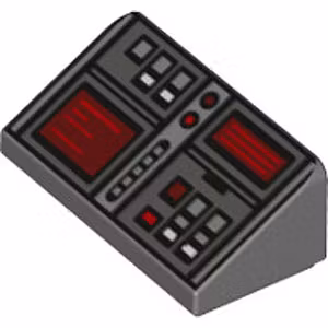 Slope 1 x 2 x 2/3no.6 (Dark Stone Gray)