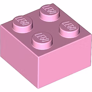 Brick 2 x 2 (Bright Pink)