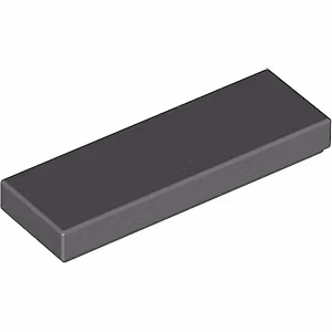 Tile 1 x 3 (Dark Stone Gray)