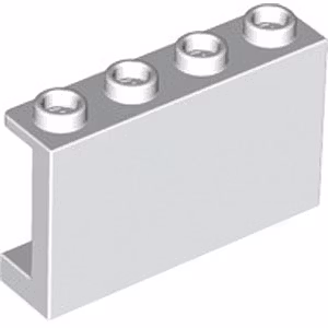 Wall 1 x 4 x 2 (White)