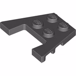 Plate 3 x 4/18° (Dark Stone Gray)