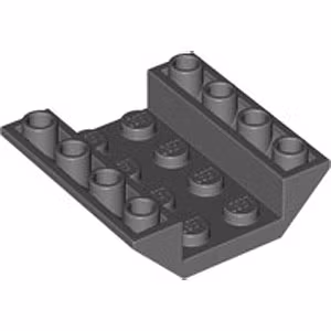 Slope 4 x 4/45° Inverted (Dark Stone Gray)