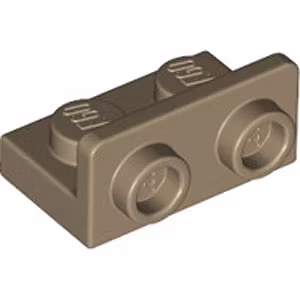 Angular Plate 1.5 Bot. 1 x 2 1/2 (Dark Tan)