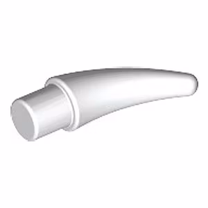 Horn with Shaft Ø 3.2 (White)