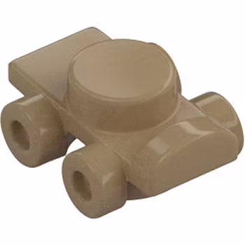 Minifigure Roller Skate (Dark Tan)