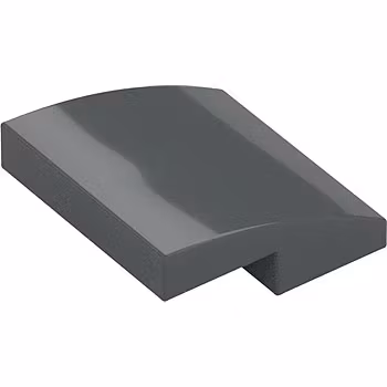 Plate with Bow 2 x 2 x 2/3 (Dark Stone Gray)