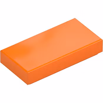 Tile 1 x 2 (Orange)