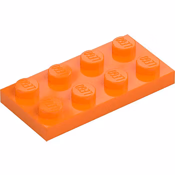 Plate 2 x 4 (Orange)