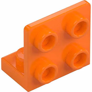 Angular Plate 1.5 Bot. 1 x 2 2/2 (Orange)