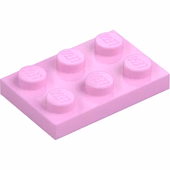 Plate 2 x 3 (Bright Pink)