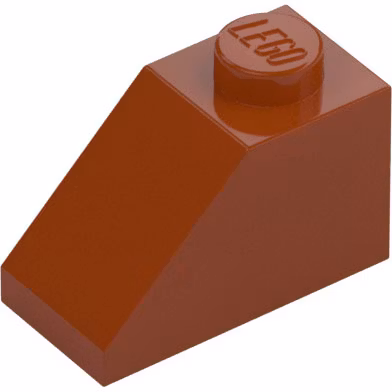 Slope 45° 1 x 2 (Dark Orange)
