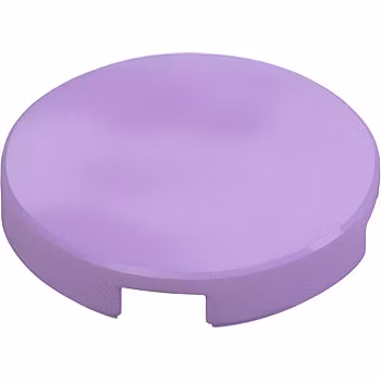 Tile 2 x 2 Round (Medium Lavender)