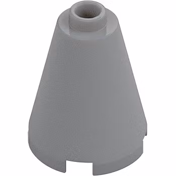 Cone 2 x 2 x 2 (Medium Stone Gray)