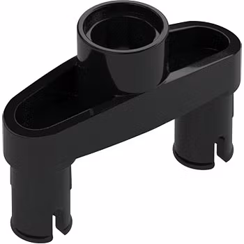 Double Pin with Hole (Black)