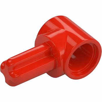 Beam 1m with Axle (Red)