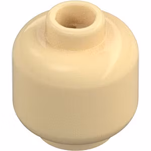 Minifigure Head (Tan)