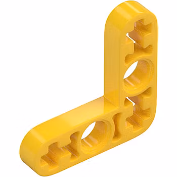 Technic Lever 3 x 3m 90° (Yellow)