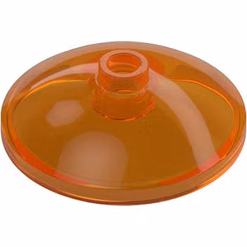 Dish Reflector Ø24 x 6,4 (Transparent Orange)