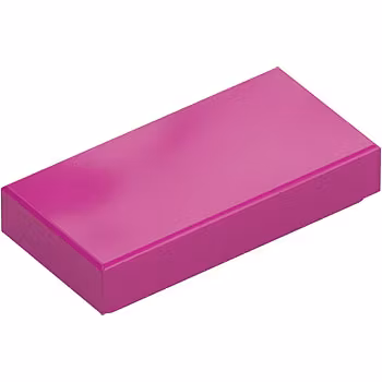 Tile 1 x 2 (Magenta)