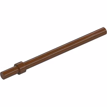Stick 6m with flange (Reddish Brown)