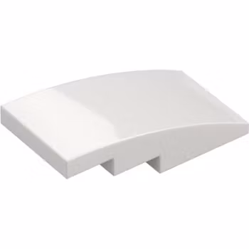Brick with Bow 2 x 4 (White)