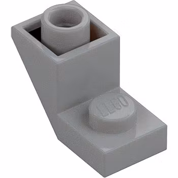Slope 1 x 2 Inverted° 45 with Cut (Medium Stone Gray)