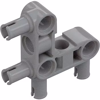 Angular Beam 90degr. with 4 Snaps (Medium Stone Gray)