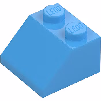 Slope 2 x 2/45° (Medium Blue)