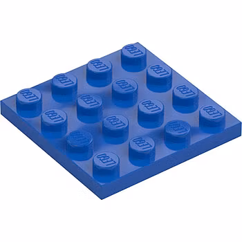 Plate 4 x 4 (Blue)