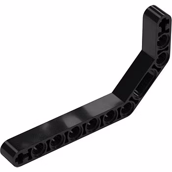 Double Angular Beam 3 x 7 45° (Black)