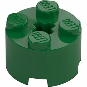 Brick Ø16 with Cross (Green)
