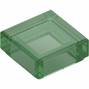 Tile 1 x 1 (Transparent Green)