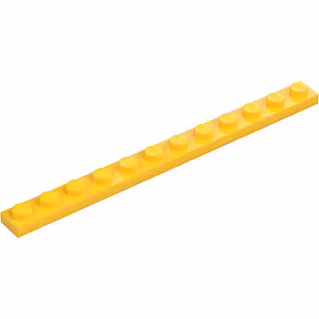 Plate 1 x 12 (Yellow)