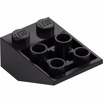Slope 2 x 3/25° Inverted (Black)