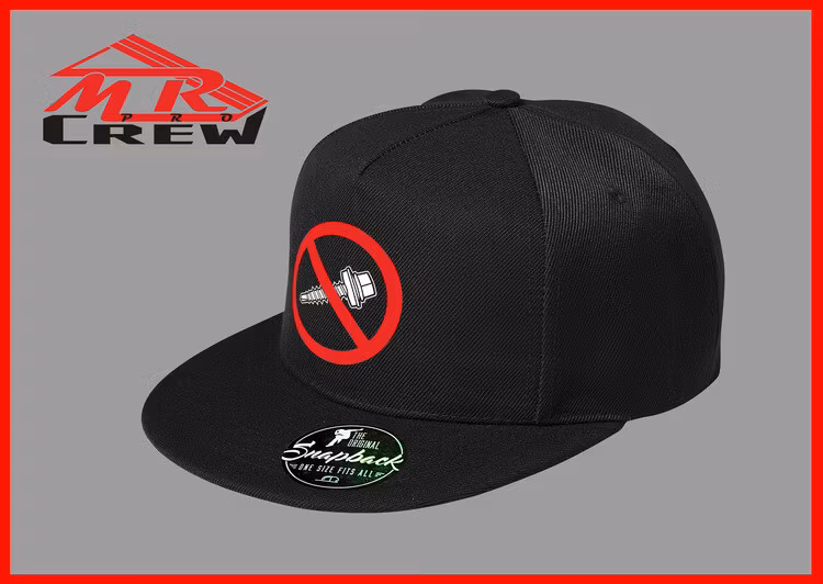 Antyfarmers Flat Keps - svart