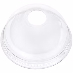 Kupollock med hål till 280-400 ml plastglas 800st