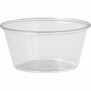 Bägare plast 60 ml Transparant 2500st