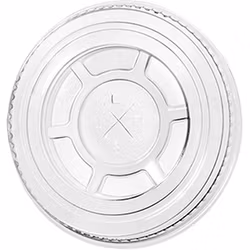 Lock platt med x-hål till 280-400 ml plastglas