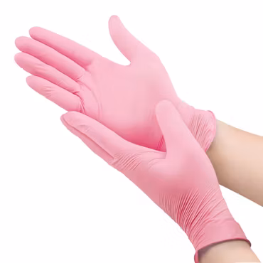 Nitrilhandskar Rosa XL 100st Amabilia Pro