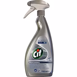 Cif Professional Rostfritt & Glas Silver 750 ml, 6st