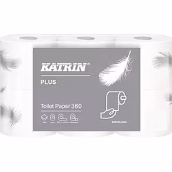 Toalettpapper 2-lag Katrin Plus 360 42st