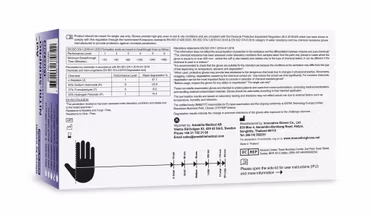 Nitrile SkinPro Gloves Purple L 200pcs