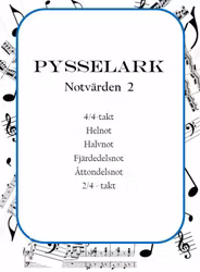 Pysselark notvärden 2
